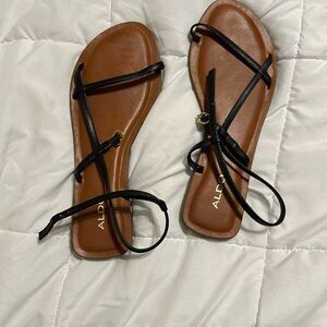 Aldo Black Sandals